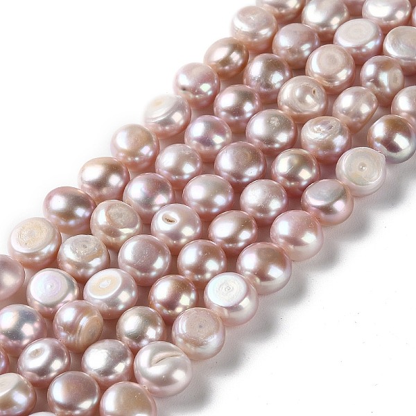 

PandaHall Natural Cultured Freshwater Pearl Beads Strands, Two Sides Polished, Grade 4A, Lavender Blush, 9.5~11x6.5~8mm, Hole: 0.7mm, about...