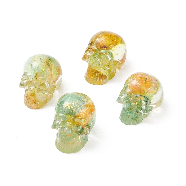 

PandaHall Synthetic Dolomite Dyed Chips Beads, No Hole/Undrilled, Skull, 30x21.5x22.5mm Dolomite Skull
