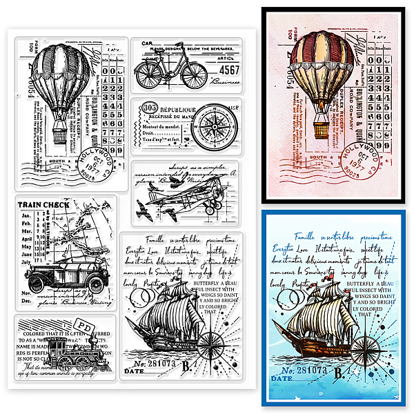 

PandaHall Custom PVC Plastic Clear Stamps, for DIY Scrapbooking, Photo Album Decorative, Cards Making, Vehicle, 160x110x3mm Plastic Vehicle...