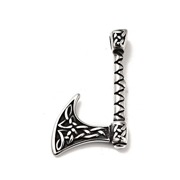 

PandaHall 304 Stainless Steel Manual Polishing Pendants, Axe Charms, Antique Silver, 39.5x24.5x8mm, Hole: 4mm 304 Stainless Steel Tool