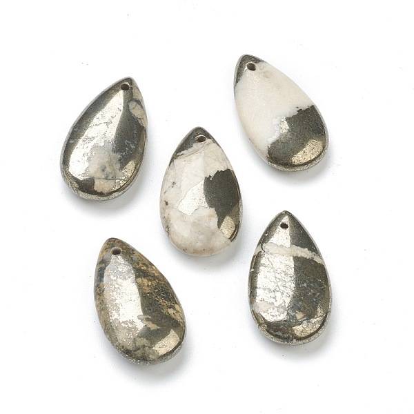 Natürliche Pyrit Perlen