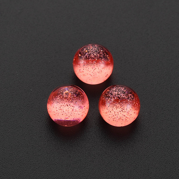 

PandaHall Transparent Acrylic Cabochons, with Glitter Powder, Half Round, Red, 8x6.5mm Acrylic Half Round Red