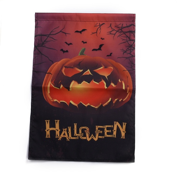 

PandaHall Garden Flag for Halloween, Double Sided Polyester House Flags, for Home Garden Yard Office Decorations, Pumpkin Jack-o-Lantern...