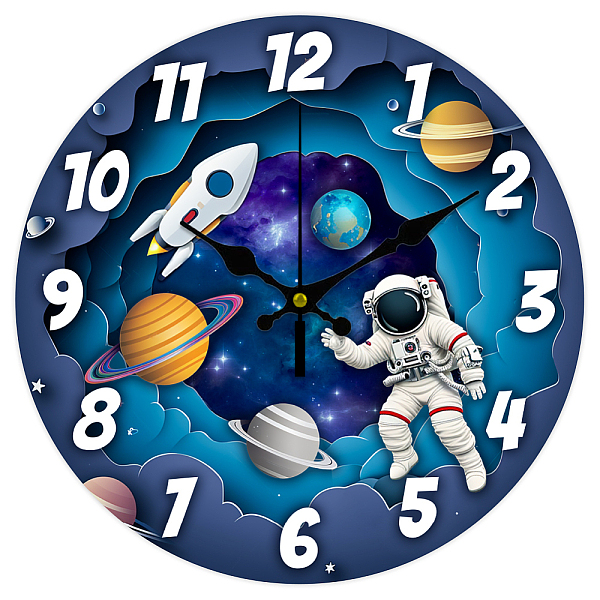 MDF Printed Wall Clock