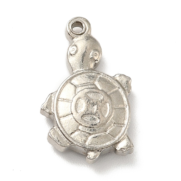 

PandaHall 201 Stainless Steel Machine Polishing Pendants, Tortoise, Stainless Steel Color, 19x11.5x3.5mm, Hole: 1.6mm 201 Stainless Steel...