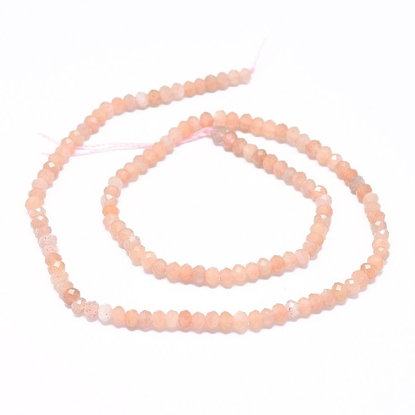 Chapelets De Perles De Sunstone Naturelle Naturelles