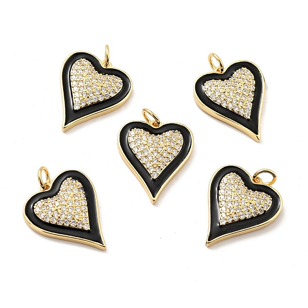 

PandaHall Rack Plating Brass Micro Pave Clear Cubic Zirconia Pendants, Long-Lasting Plated, Lead Free & Cadmium Free & Nickel Free, with...