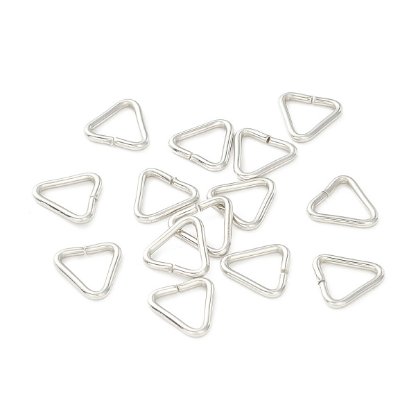 

PandaHall 201 Stainless Steel Triangle Linking Ring, Buckle Clasps, Quick Link Connector, Fit for Top Drilled Beads, Webbing, Strapping Bags...