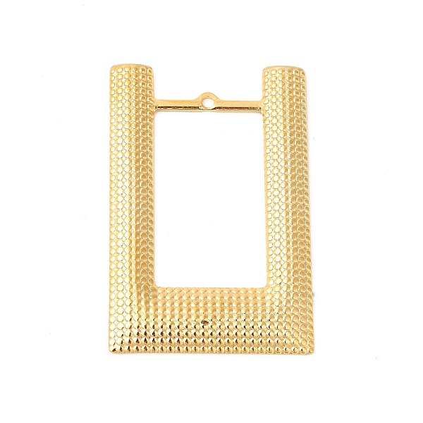 

PandaHall Ion Plating(IP) 304 Stainless Steel Pendants, Rectangle Charms, Real 18K Gold Plated, 49x32.5x2mm, Hole: 2mm 304 Stainless Steel...