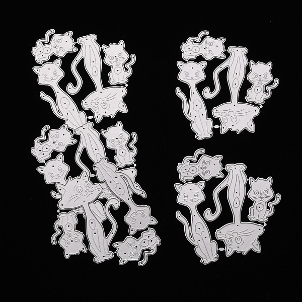 

PandaHall Cat Carbon Steel Cutting Dies Stencils, for DIY Scrapbooking/Photo Album, Decorative Embossing DIY Paper Card, Matte Platinum...