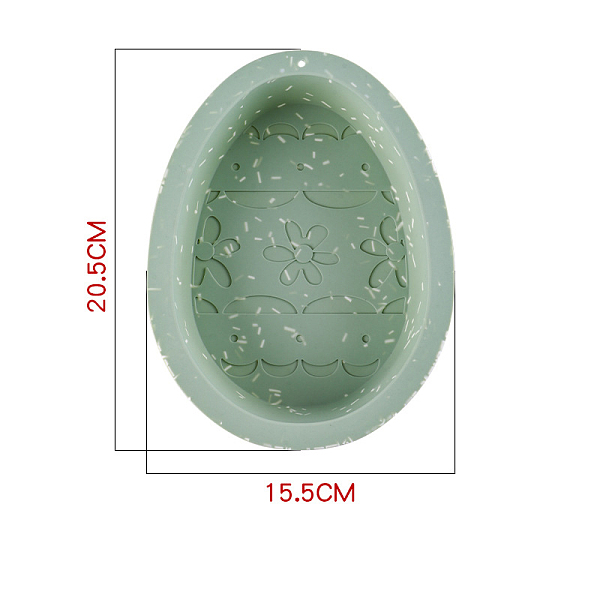 

PandaHall Easter Themed Tray Molds, Silicone Molds, Resin Casting Molds, For UV Resin, Epoxy Resin Craft Making, Egg Pattern, 205x155mm...