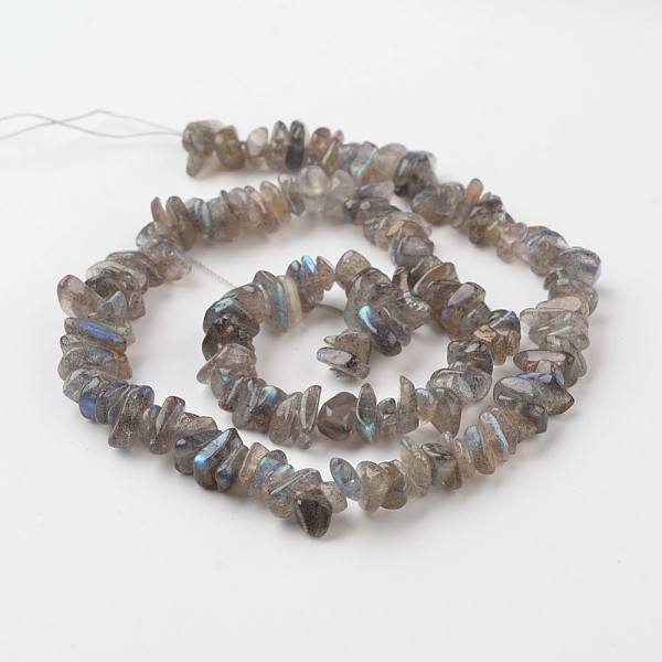 Chip Natural Labradorite Bead Strands