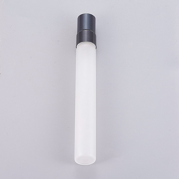 

PandaHall Glass Spray Bottle, with Alumite Cap, Black, 11.5cm Glass Column Black