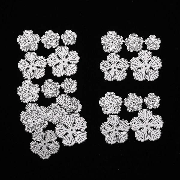 

PandaHall Plum Blossom Carbon Steel Cutting Dies Stencils, for DIY Scrapbooking/Photo Album, Decorative Embossing DIY Paper Card, Matte...