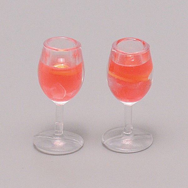 

PandaHall Resin Miniature Mini Dollhouse Goblet Simulation Food, for Dollhouse Props Decoration Accessories, Tomato, 29.5x14mm Resin Others..., Red