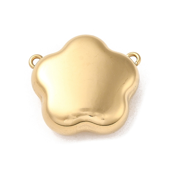 

PandaHall 304 Stainless Steel Pendants, Flower Charm, Real 14K Gold Plated, 19x20x7.5mm, Hole: 1mm 304 Stainless Steel Flower