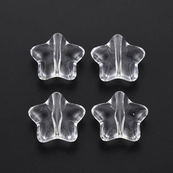 

PandaHall Transparent Acrylic Beads, Star, Clear, 19x20x8.5mm, Hole: 2mm, about 288pcs/500g Acrylic Star Clear