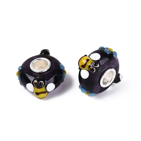 3D Lampwork Brass Core European Beads 3D Lampwork Brass Core European Beads