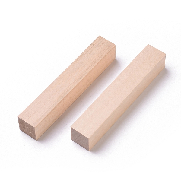 

PandaHall Unfinished Blank Wood, for DIY Crafts, Rectangle, BurlyWood, 150x25.5x25.5mm Wood Orange