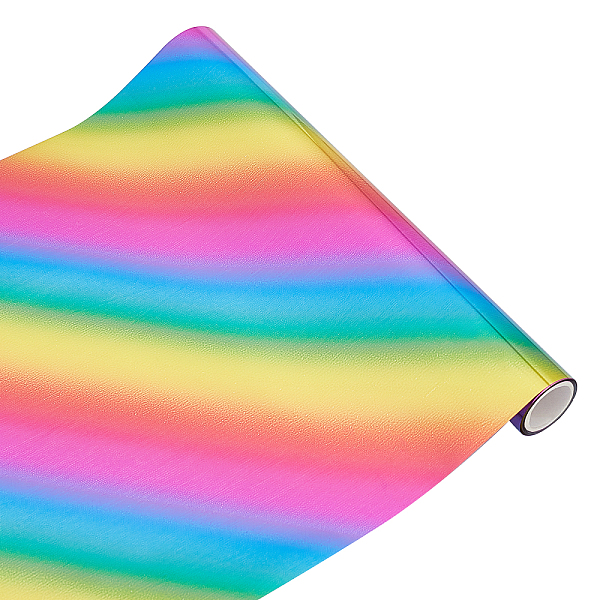 

PandaHall SUPERFINDINGS 5m Colorful A4 Hot Foil Stamping Paper 19.5x19.5x2.1cm Hot Foil Sheets Foil Iron On for Card Leather Party...