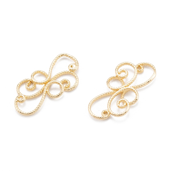 

PandaHall Brass Linking Rings, Long-Lasting Plated, Real 18K Gold Plated, 10x19.5x2.5mm, Hole: 0.7mm Brass Others