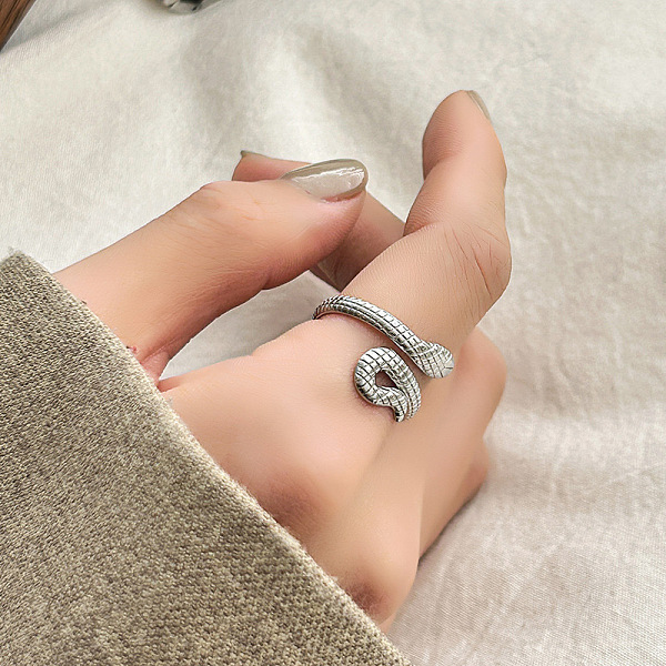 Non-Tarnish Stainless Steel Open Cuff Finger Rings