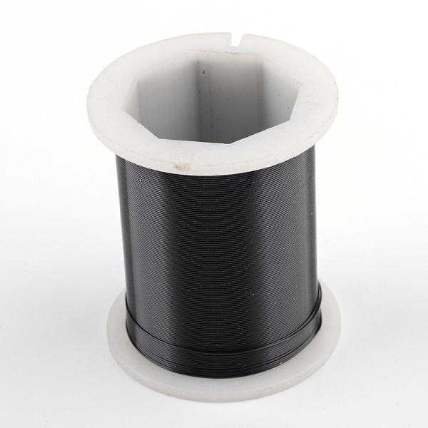 

PandaHall Round Copper Jewelry Wire, Black, 0.3mm, about 164.04 Feet(50m)/roll Copper Round Black