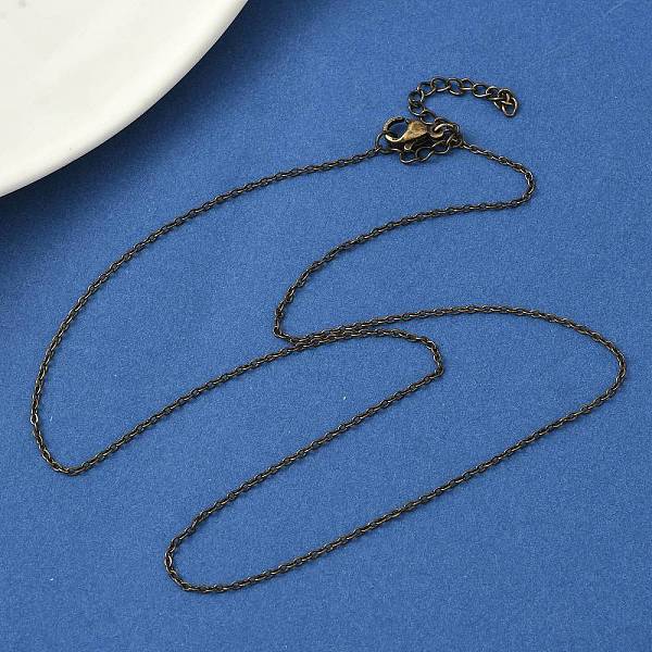 304 Stainless Steel Cable Chain Necklaces for Unisex
