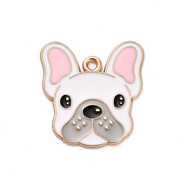 動物の子犬の合金エナメルペンダント