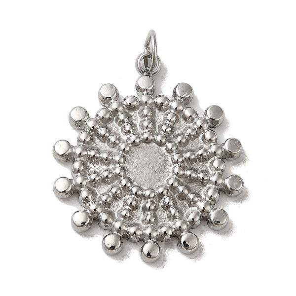 

PandaHall 304 Stainless Steel Pendant Cabochon Settings, Flower Charm, Stainless Steel Color, Tray: 4mm, 20x18x2mm, Hole: 3mm 304 Stainless...