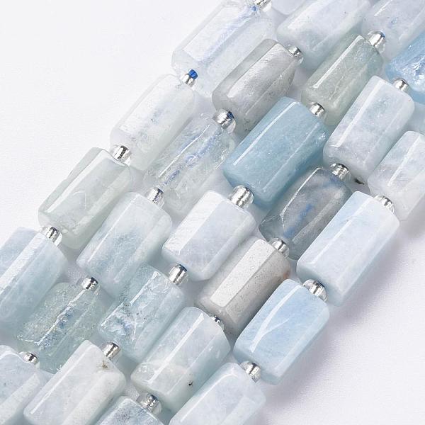 

PandaHall Natural Aquamarine Beads Strands, Faceted, Column, 8~11x6~8x5~7mm, Hole: 1mm, about 15~17pcs/strand, 7.28~7.48 inch Aquamarine..., Green