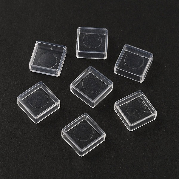 

PandaHall Plastic Empty Watercolor Paint Pans, for Paint Case Art Palette Supplies, Square, Clear, 1.2x1.2x0.4cm, Inner Diameter: 1x1x0.3cm...