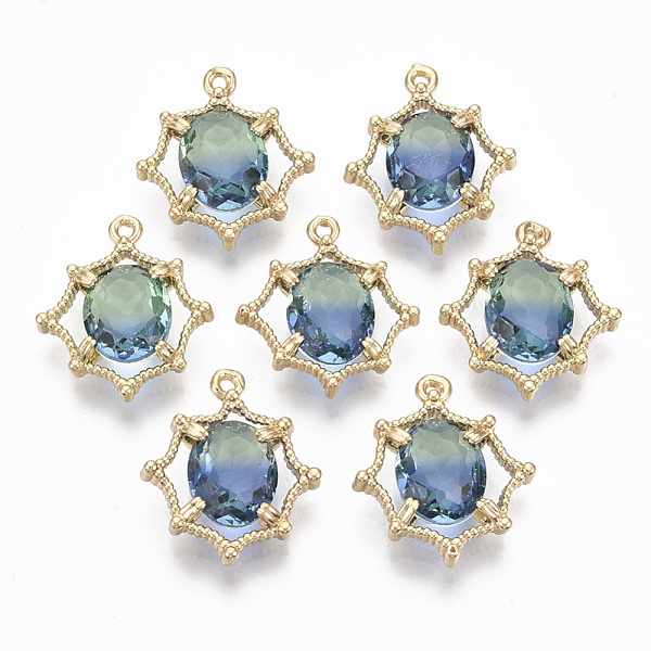 Two Tone Glass Pend… - image