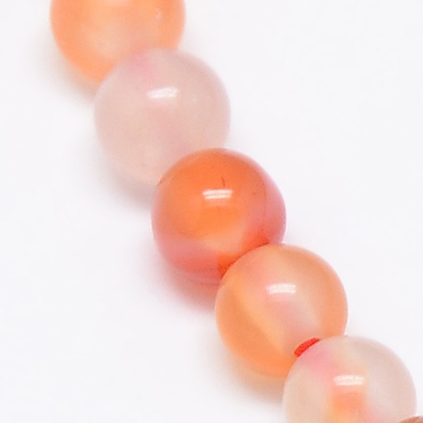 

PandaHall Natural Carnelian Beads Strands, Round, 4mm, Hole: 1mm, about 95pcs/strand, 14.8 inch Carnelian Round Red