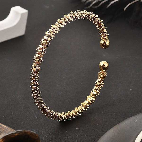 Brass Cuff Bangles - image