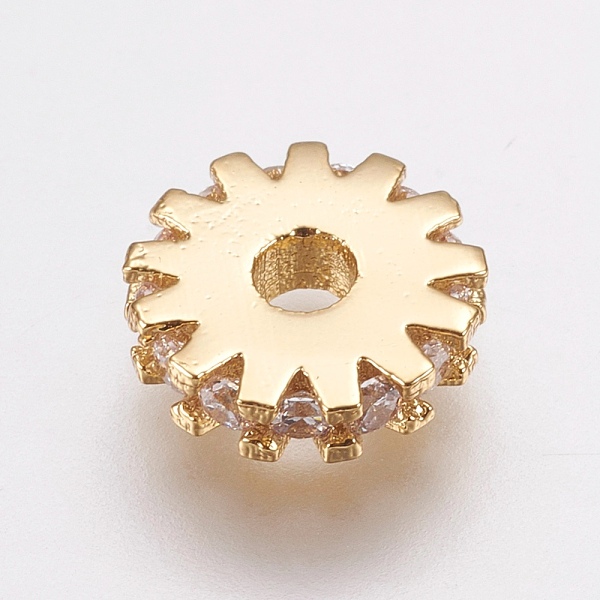 Entretoises De Perles En Laiton Avec Zircone Cubique De Micro Pave