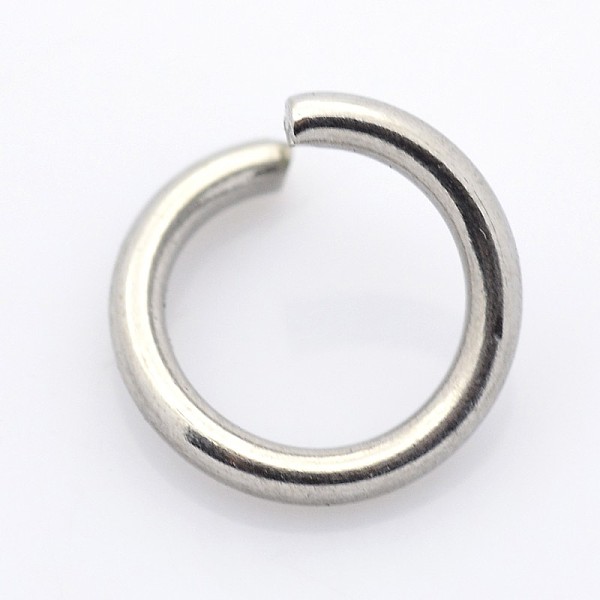 

PandaHall 304 Stainless Steel Open Jump Rings, Stainless Steel Color, 3x0.5mm, 24 Gauge, Inner Diameter: 2mm 304 Stainless Steel