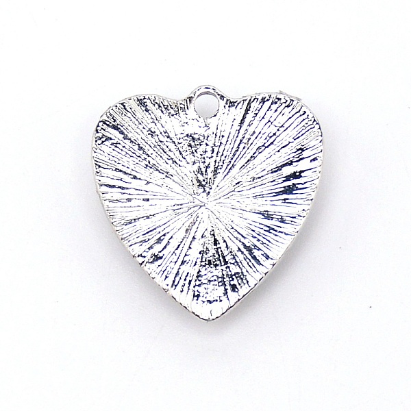 

PandaHall Zinc Alloy Pendants, with Resin and Rhinestone, Heart with Evil Eyes, Platinum, 22x21x5mm, Hole: 2mm Alloy+Rhinestone Evil Eye..., Clear