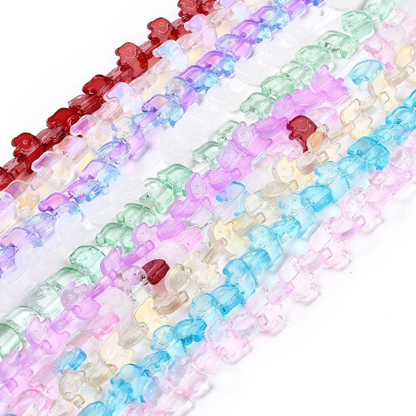 Transparent Glass Beads Strands