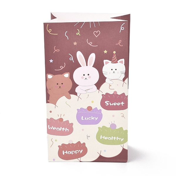 

PandaHall Rectangle Paper Bags, Mixed Pattern with Stickers, Storage Bags, Wedding Party Birthday Gift Bag, Colorful, 26.9x15.1x0.2cm Paper...