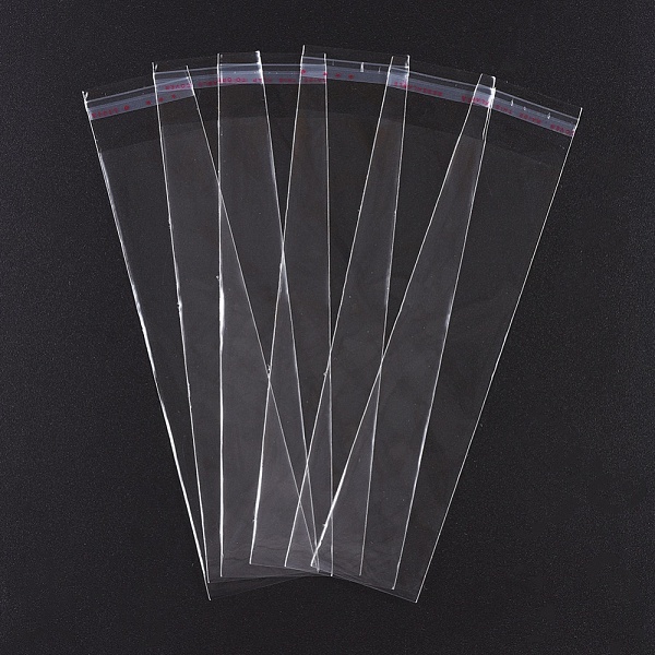 

PandaHall OPP Cellophane Bags, Rectangle, Clear, 31x6cm, Unilateral Thickness: 0.035mm, Inner Measure: 27x6cm OPP Cellophane Clear