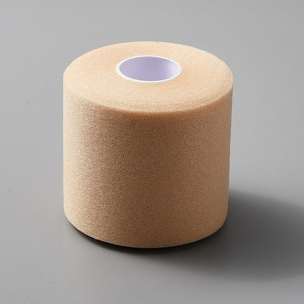 

PandaHall Sponge Underwrap Bandages, Pre-Wrap Sports Tape for Athletic Elbow Knees Ankles, Bicycle Handle, Racket, Wheat, 70x0.1mm, about..., Orange
