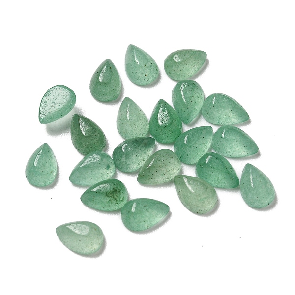 

PandaHall Natural Green Aventurine Cabochons, Teardrop, 6x4x2.5mm Green Aventurine Teardrop