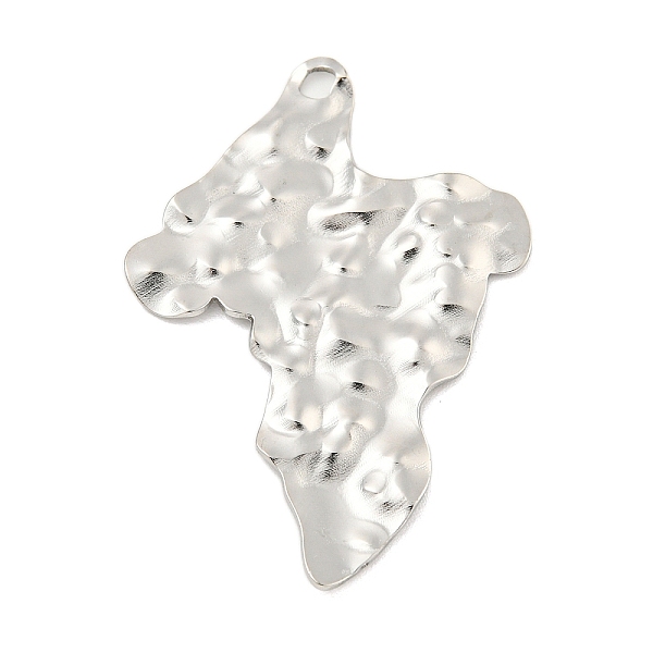 

PandaHall 304 Stainless Steel Pendants, Textured, Irregular Geometry Charms, Stainless Steel Color, 42x29x2mm, Hole: 2mm 304 Stainless Steel...