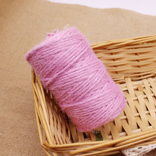 

PandaHall Jute Cord, Jute String, Jute Twine, for Jewelry Making, Pearl Pink, 3mm, about 54.68 yards(50m)/roll Jute Pink
