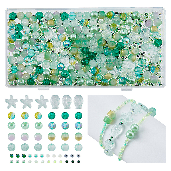 3 Bags Glass Beads - image