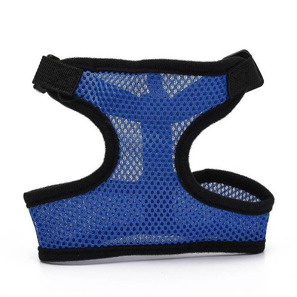 

PandaHall Comfortable Dog Harness Mesh No Pull No Choke Design, Soft Breathable Vest, Pet Supplies, for Small and Medium Dogs, Blue...