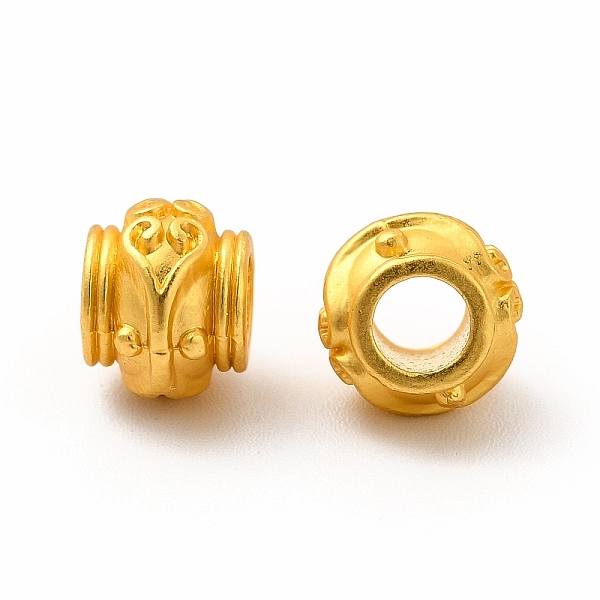 

PandaHall Rack Plating Alloy Beads, Lantern, Matte Gold Color, 8x6.8mm, Hole: 3.6mm Alloy Lantern