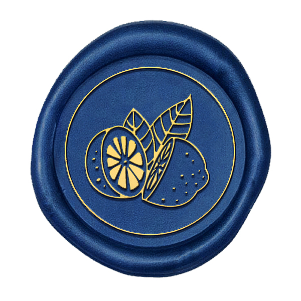 

PandaHall Wax Seal Brass Stamp Head, for Wax Seal Stamp, Golden, Fruit Pattern, 25x14.5mm Brass Fruit