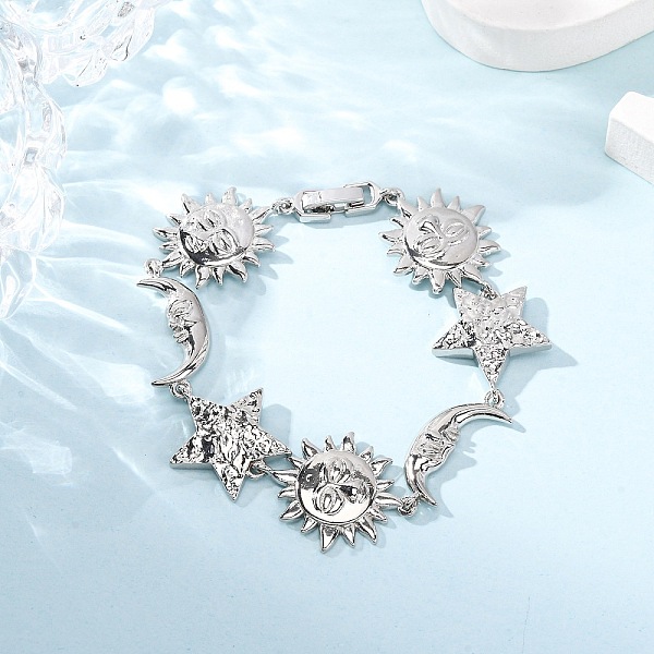 Brass Link Bracelet… - image